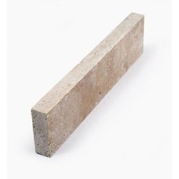Seltra Natursteine Rasenkanten NOCE TOROSA Travertin hellbraun, 8x25x50 cm