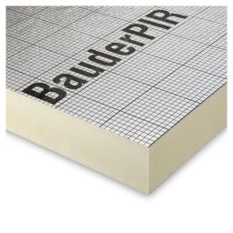 Bauder Dämmplatten mit Stufenfalz PIR FA TE F Dachdämmung, 60 mm