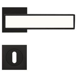 Karcher Türgriff-Garnitur Torino R53Q Kosmos Schwarz Türklinke, Bad / WC