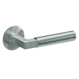 Karcher Türgriff-Garnitur Tasmania EPL31 Edelstahl matt Türklinke, Profilzylinder