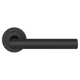 Karcher Türgriff-Garnitur Rhodos ER28 Kosmos Schwarz Türklinke, Bad / WC