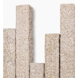 Seltra Natursteine Palisaden SOL RUSTIQUE+ Granit gelb-grau, 8x20x30 cm