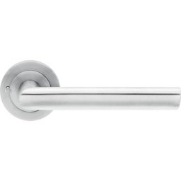 Karcher Türgriff-Garnitur Zypern ER29 KD Comfort Privacy Edelstahl matt Türklinke
