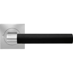 Karcher Türgriff-Garnitur Madeira Leder ER45QLS KD Comfort Privacy Edelstahl matt Türklinke