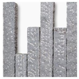Seltra Natursteine Palisaden GALA RUSTIQUE Granit anthrazit Herkunft China, 10x50 cm, 50 cm