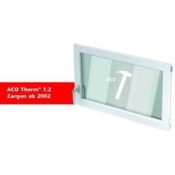 ACO Therm 1.2 Fenstereinsatz Dreh/Kipp einbruchhemmend mit 2-fach WSG VSG, Anschlag rechts, 100x100 cm