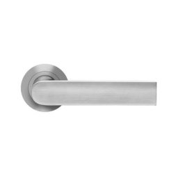 Karcher Türgriff-Garnitur London ER51 Edelstahl matt Türklinke, Buntbart
