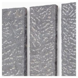 Seltra Natursteine Palisaden multi GALA RUSTIQUE+ Granit anthrazit Herkunft Vietnam, 6x20x100 cm
