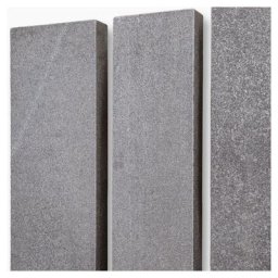 Seltra Natursteine Palisaden multi GALA EXACTA Granit anthrazit Herkunft China, 8x30x100 cm
