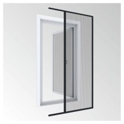 Windhager Insektenschutz Plissee EXPERT für Einzeltür anthrazit 240x120 cm