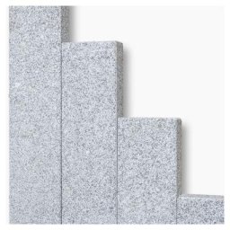 Seltra Natursteine Palisaden BRAVO EXACTA Granit edelgrau Herkunft China, 10x25 cm, 75 cm