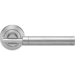 Karcher Türgriff-Garnitur Ontario ER64 KD Comfort Privacy Edelstahl matt Türklinke