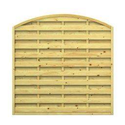 Wellker Sichtschutzzaun Holz 179x179cm rund