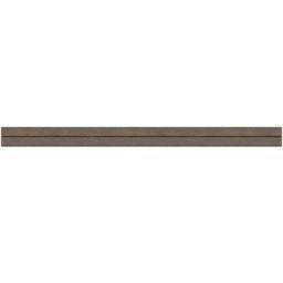 TraumGarten Sichtschutzzaun SYSTEM Rhombus 2x Einzel-Profile Vintage-oak