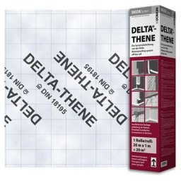 Dörken Delta Thene kaltselbstklebende Systemabdichtungsbahn Dachpappe, 20 m