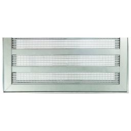 ACO Designabdeckung Vario mit Längsprofilrost und Einfassungsrahmen, 1250x400 mm, Silber