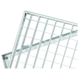 ACO Self Gitterrost mit Zarge als Schuhabstreifer Outdoor Stahl verzinkt, Masche 30/30, 80x40 cm