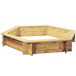 WINNETOO Sandkasten INGAR 6-Eck Sandbox