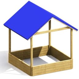 WINNETOO Sandkasten MORITZ 4-Eck Sandbox