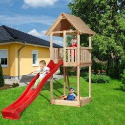 weka Tabaluga Drachenturm Spielturm mit Satteldach, mit Rutsche