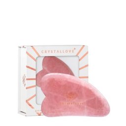 Crystallove Rose quartz gua sha Gesichtsmassage