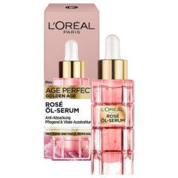 L´Oréal Paris Age Perfect Golden Age Vitalisierendes Rosé-Öl Serum Anti-Aging Gesichtsserum 30 ml Damen