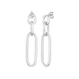 Elli Elli Ohrringe Glieder Basic Hänger Blogger 925 Silber Damen