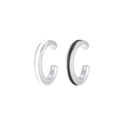 Elli Elli Ohrringe Buntes Emaille Earcuff 2er Set 925 Silber Damen