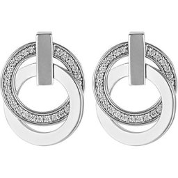 Jette Ohrstecker 925er Silber rhodiniert Ohrringe Damen