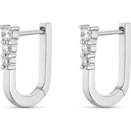 FAVS Creolen 925er Silber Ohrringe Damen