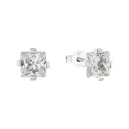 amor Ohrstecker für Damen, 925 Sterling Silber, Zirkonia synth. Ohrringe