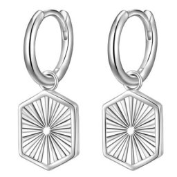 Glanzstücke München Creolen Geometrische Form Sterling Silber in Silber Damen
