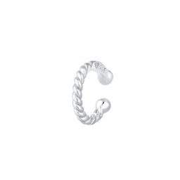 Elli Elli Ohrringe Single Earcuff Twisted Ohrklemme 925er Silber Earcuffs Damen