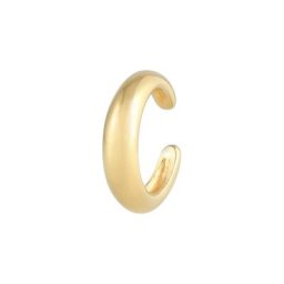 Elli Elli Kolczyki Damska nausznice pojedyńcza Basic Look w pozłacanym srebrze próby 925 Sterling Silver Earcuffs Damen