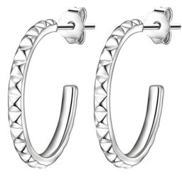 Glanzstücke München Creolen Sterling Silber in Silber Damen