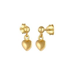 Elli Elli Ohrringe Herz Liebe Love Stecker Hänger 925 Silber Damen