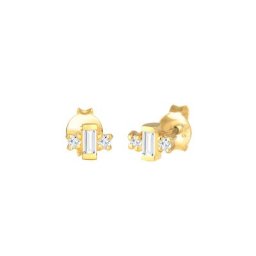 Elli PREMIUM Elli PREMIUM Ohrringe Ohrstecker Topas Edelsteine 925 Sterling Silber Damen