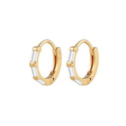 Elli PREMIUM Elli PREMIUM Ohrringe Creolen Topas Edelsteine 925 Sterling Silber Damen