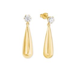 amor Ohrhänger für Damen, Gold 375, Zirkonia synth. Ohrringe