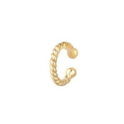 Elli Elli Ohrringe Single Earcuff Twisted Ohrklemme 925er Silber Earcuffs Damen