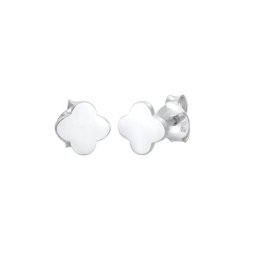 Elli Elli Ohrringe Stecker Kleeblatt Symbol Klassisch 925 Silber Damen