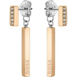 Hugo Boss Ohrhänger Edelstahl Ohrringe Damen