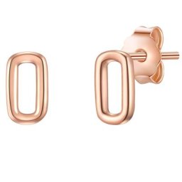 Glanzstücke München Ohrstecker Sterling Silber in Roségold Ohrringe Damen