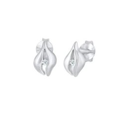 Elli DIAMONDS Elli DIAMONDS Ohrringe Tropfen Oval Fantasy Diamant (0.03 ct.) 925 Silber Damen