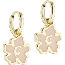 Ted Baker Creolen Messing, Emaille Ohrringe Damen