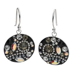 Smart Jewel Ohrhaken Ohrhaken mit Behang Ohrringe Violett Damen