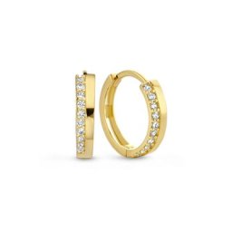 Isabel Bernard Rivoli Creolen - 585 Gold / 14 Karat Gold Ohrringe Damen