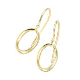 Luigi Merano Ohrhaken Ohrhaken mit Behang, Gold 585 Ohrringe Gold Damen