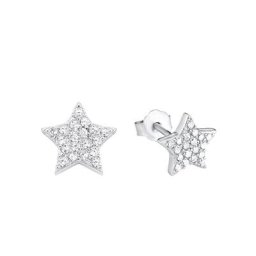 amor Ohrstecker für Damen, 925 Sterling Silber, Zirkonia synth. Ohrringe