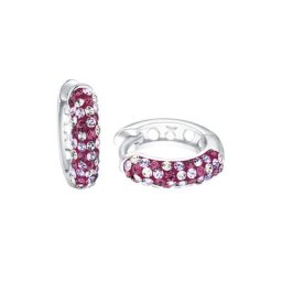 Prinzessin Lillifee Creolen für Mädchen, 925 Sterling Silber, Preciosa Ohrringe Damen